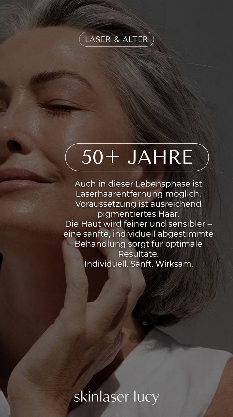 Laserhaarentfernung ab 50 Jahre München – Skinlaser Lucy